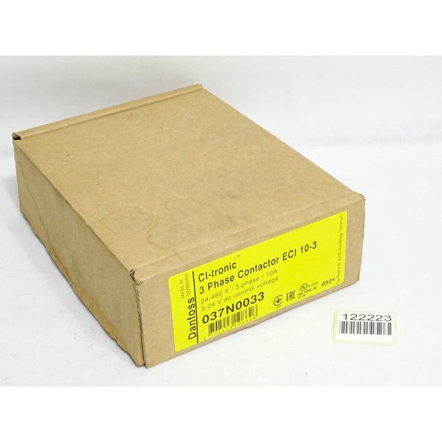 Danfoss Ci-tronic contactor 3 Phase ECI 10-3 037N0033 / Neu OVP