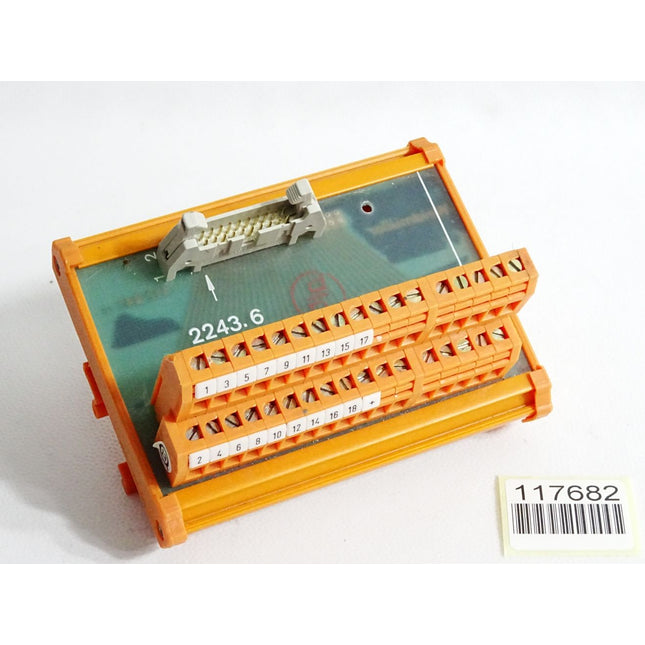 Weidmüller 2243.6 22436 RS-F34 Übergabebaustein