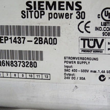 Siemens SITOP Power30 6EP1437-2BA00 - Maranos.de