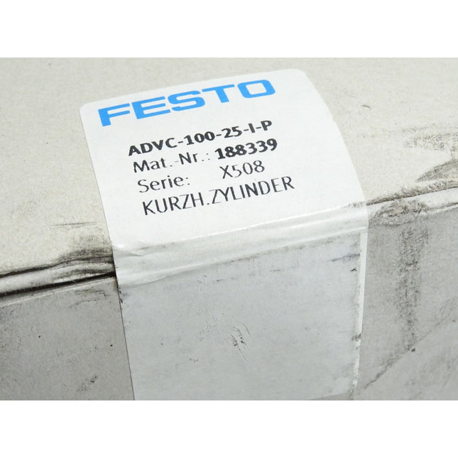 Festo Kurzhubzylinder ADVC-100-25-I-P 188339 / Neu OVP versiegelt - Maranos.de