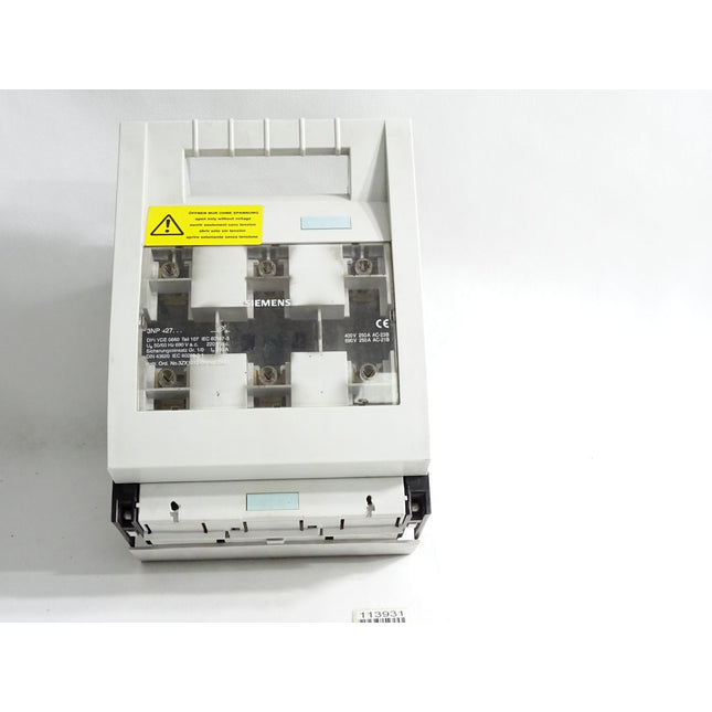 Siemens Sicherungslasttrennschalter 3NP427 690VAC 220VDC 250A Gr.1/0 - Maranos.de