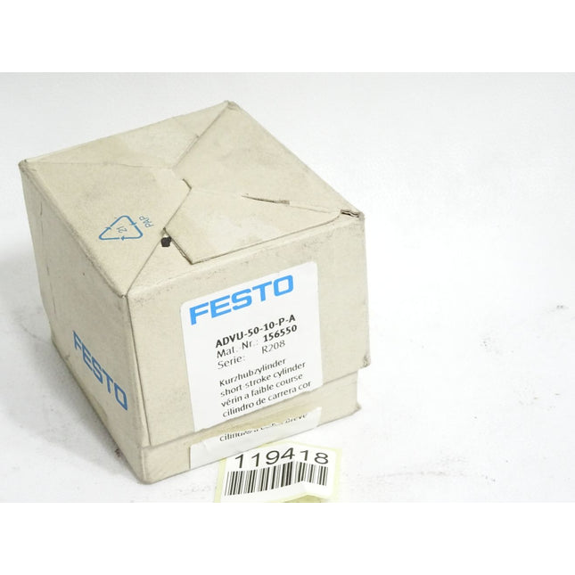 Festo Kurzhubzylinder ADVU-50-10-P-A 156550 / Neu OVP - Maranos.de