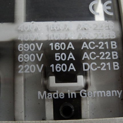 Siemens Sicherungslasttrennschalter 3NP401 690VAC 220VDC - 100A 7.5W/160A 9.0W - Maranos.de