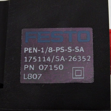 Festo Druckschalter PEN-1/8-PS-S-SA / Neu OVP - Maranos.de
