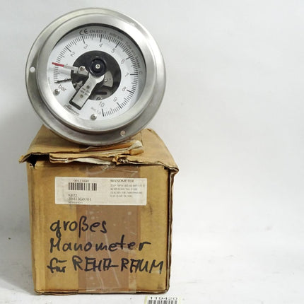 Allemano Manometer 0-10bar SP311B2AS / Neu OVP - Maranos.de