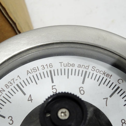 Allemano Manometer 0-10bar SP311B2AS / Neu OVP - Maranos.de