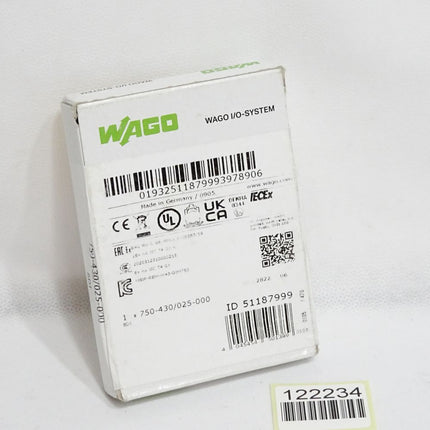 Wago 8-Kanal-Digitaleingang 750-430/025-000  / Neu OVP versiegelt