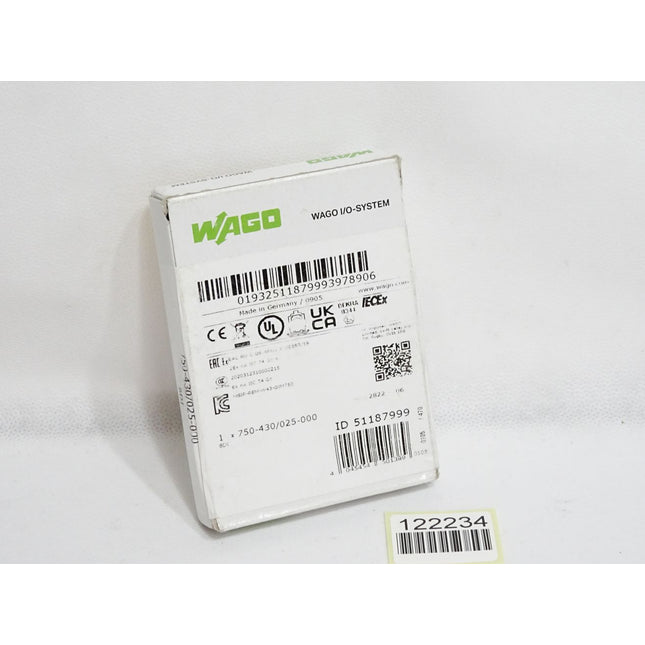 Wago 8-Kanal-Digitaleingang 750-430/025-000  / Neu OVP versiegelt