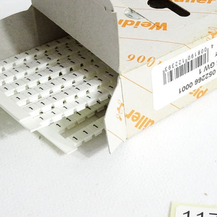 Weidmüller Klemmenmarkierung 0522660001 / Inhalt:350 Stück / Neu OVP