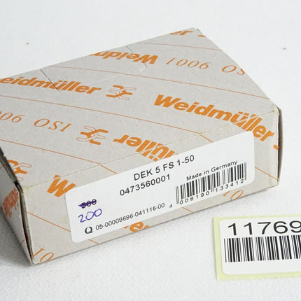 Weidmüller Klemmenmarkierung 0473560001 / Inhalt:200 Stück / Neu OVP