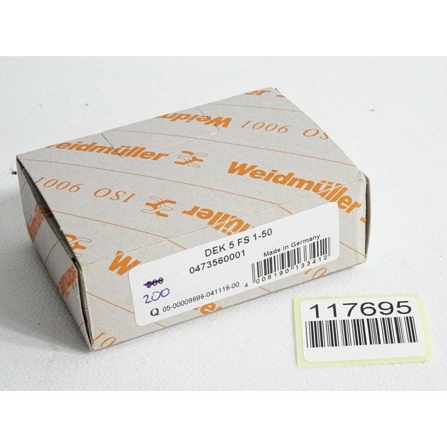 Weidmüller Klemmenmarkierung 0473560001 / Inhalt:200 Stück / Neu OVP