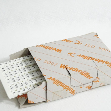 Weidmüller Klemmenmarkierung 0523060011 / Inhalt:400 Stück / Neu OVP