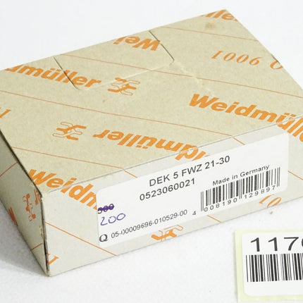Weidmüller Klemmenmarkierung 0523060021 / Inhalt:200 Stück / Neu OVP
