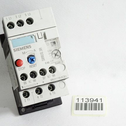 Siemens 3RU1116-0CB1 Overload relay 0.18...0.25 A - Maranos.de