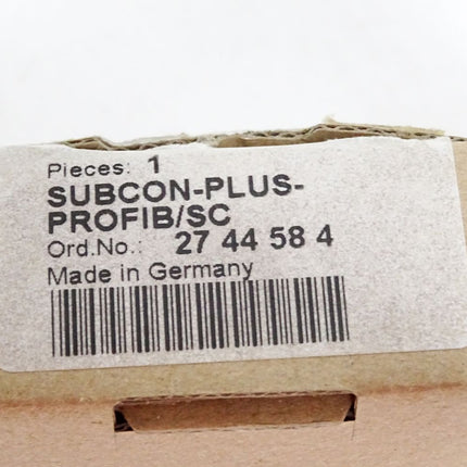 Phoenix Contact Steckverbinder 2744584 SUBCON-PLUS-PROFIB/SC / Neu OVP