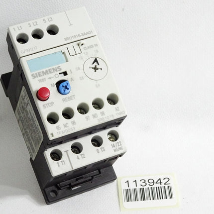 Siemens Einzelaufstellungsträger 3RU1916-3AA01 + Überlastrelais 3RB1016-1NB0 - Maranos.de