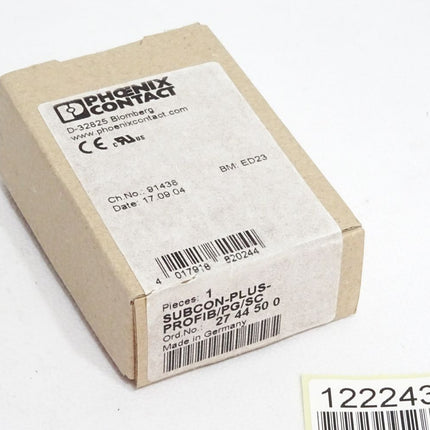 Phoenix Contact Steckverbinder 2744500 SUBCON-PLUS-PROFIB/PG/SC / Neu OVP