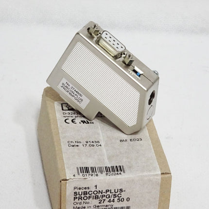 Phoenix Contact Steckverbinder 2744500 SUBCON-PLUS-PROFIB/PG/SC / Neu OVP