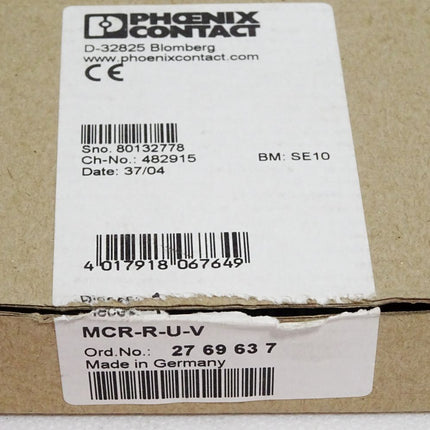 Phoenix Contact Potentiometer measuring transducer 2769637 MCR-R-U-V / Neu OVP