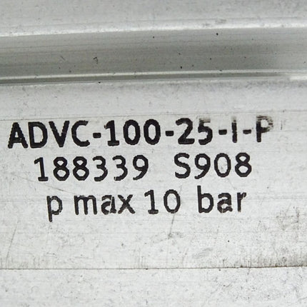 Festo Kurzhubzylinder ADVC-100-25-I-P 188339 / Unbenutzt mit Lagerspuren - Maranos.de