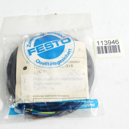 Festo 206959 Signalwandler PE-1/8 215542 Grenztaster ER-318 EL-318 / Neu OVP - Maranos.de