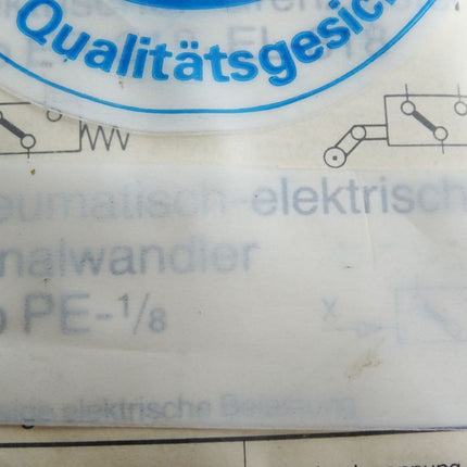 Festo 206959 Signalwandler PE-1/8 215542 Grenztaster ER-318 EL-318 / Neu OVP - Maranos.de