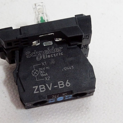 Schneider Electric Leuchtmelder blau XB5AVB6 (mit ZBV-B6) / Neu OVP