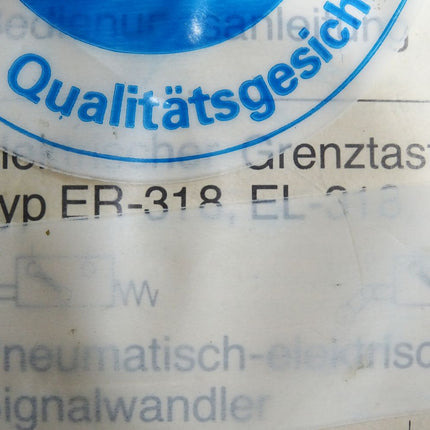 Festo 206959 Signalwandler PE-1/8 215542 Grenztaster ER-318 EL-318 / Neu OVP - Maranos.de