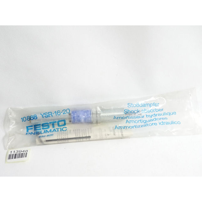 Festo Stoßdämpfer 10868 YSR-16-20 / Neu OVP - Maranos.de