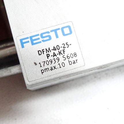 Festo Führungszylinder 170939 DFM-40-25-P-A-KF / Unbenutzt mit Lagerspuren - Maranos.de