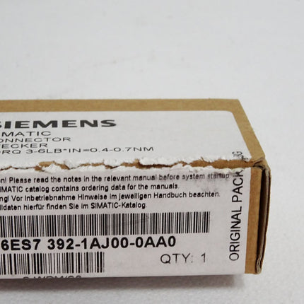 Siemens Stecker 6ES7392-1AJ00-0AA0 6ES7 392-1AJ00-0AA0 / Neu OVP