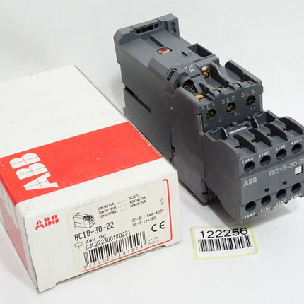 ABB Schütz BC18-30-22 24VDC GJL2223001R0221 Gehäuse leicht beschädigt / Neu OVP