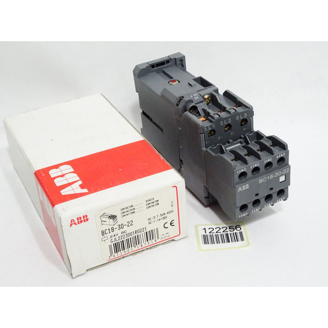 ABB Schütz BC18-30-22 24VDC GJL2223001R0221 Gehäuse leicht beschädigt / Neu OVP