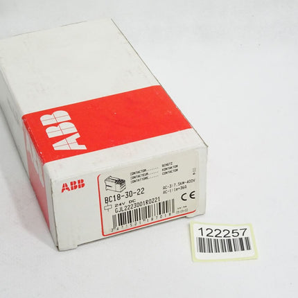 ABB Schütz BC18-30-22 24VDC GJL2223001R0221 / Neu OVP