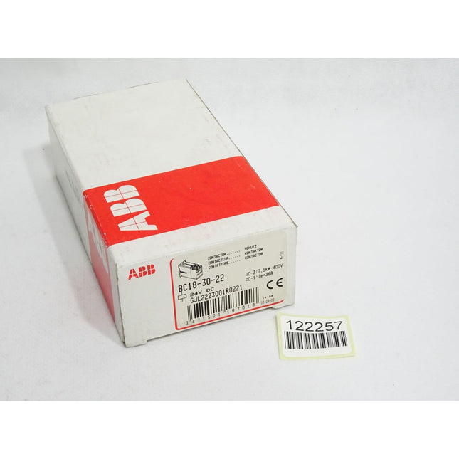 ABB Schütz BC18-30-22 24VDC GJL2223001R0221 / Neu OVP