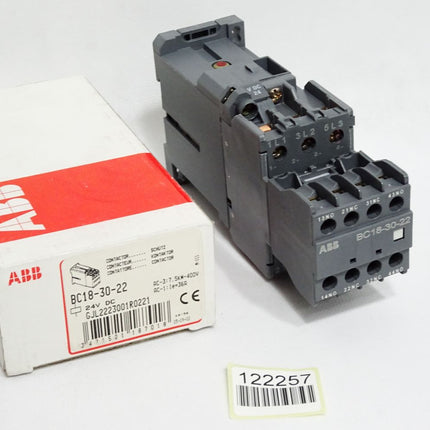 ABB Schütz BC18-30-22 24VDC GJL2223001R0221 / Neu OVP