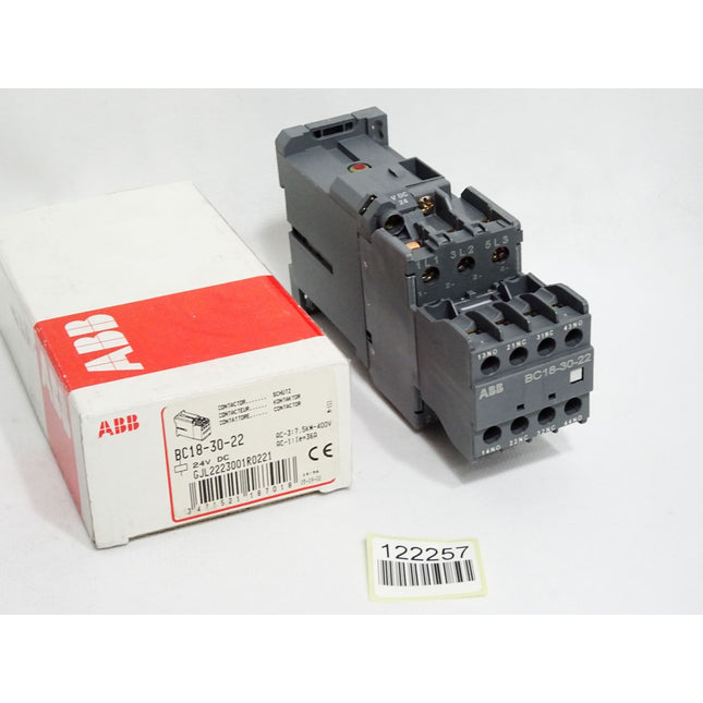 ABB Schütz BC18-30-22 24VDC GJL2223001R0221 / Neu OVP