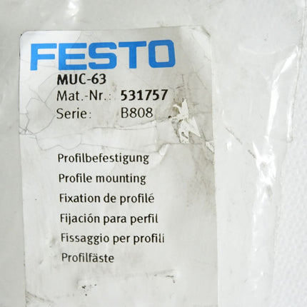 Festo Profilbefestigung MUC-63 531757 / Neu OVP - Maranos.de