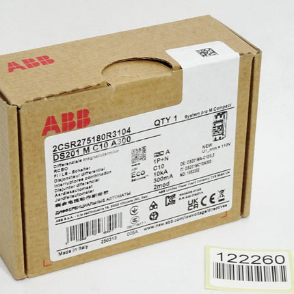 ABB FI/LS-Schalter 2CSR275180R3104 DS201 M C10 A300 / Neu OVP versiegelt