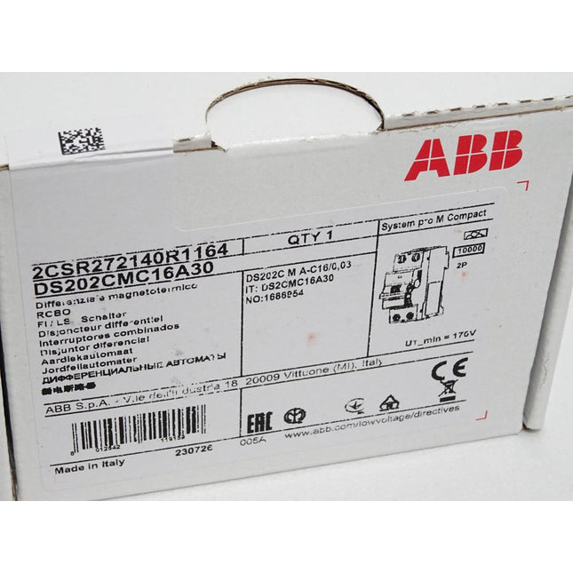 ABB FI/LS-Schalter 2CSR272140R1164 DS202C M C16 A30 / Neu OVP versiegelt