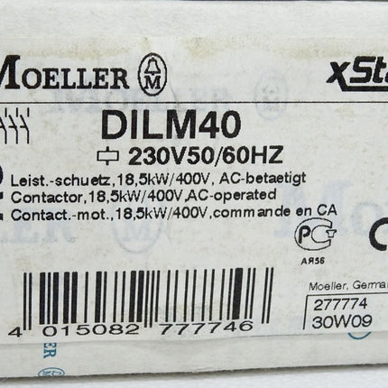 Moeller Leistungsschütz xStart DILM40 230V / Neu OVP