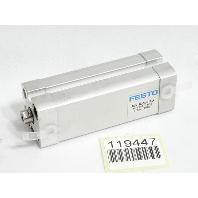 Festo Kompaktzylinder ADN-16-50-I-P-A 536341 / Unbenutzt mit Lagerspuren - Maranos.de