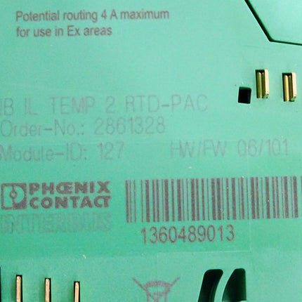 Phoenix Contact 2861328 IB IL TEMP 2 RTD-PAC Temperaturmodul - Maranos.de