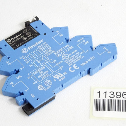 Finder Relais 34.51.7.024.0010 mit Sockel 93.51.7.024 - Maranos.de