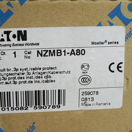 Eaton Leistungsschalter 3p NZMB1-A80 / Neu OVP