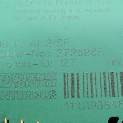 Phoenix Contact 2726285 IB IL AI 2/SF Inline-Klemme - Maranos.de