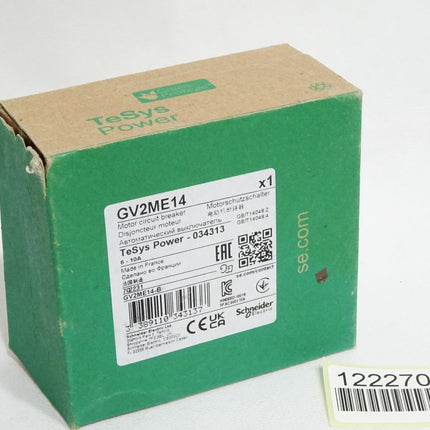 Schneider Electric Motorschutzschalter GV2ME14 TeSys Power 034313 6-10A Neu OVP