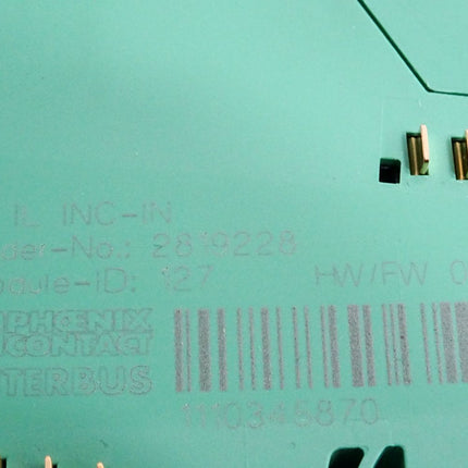 Phoenix Contact 2819228 IB IL INC-IN Inline-Funktionsklemme - Maranos.de