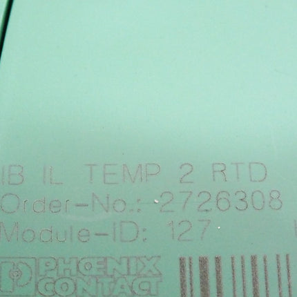 Phoenix Contact 2726308 IB IL TEMP 2 RTD Inline-Funktionsklemme - Maranos.de