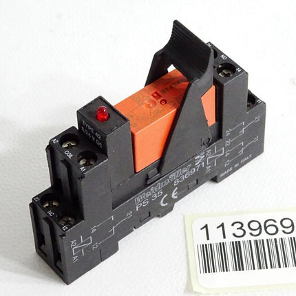 Weidmüller Sockel PS35836971 PS35-836971 + Relais Schrack RT424024 - Maranos.de